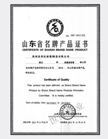 世紀(jì)品牌證書